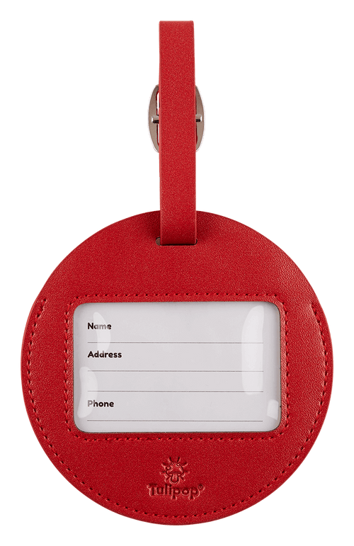 Bubble Luggage tag back